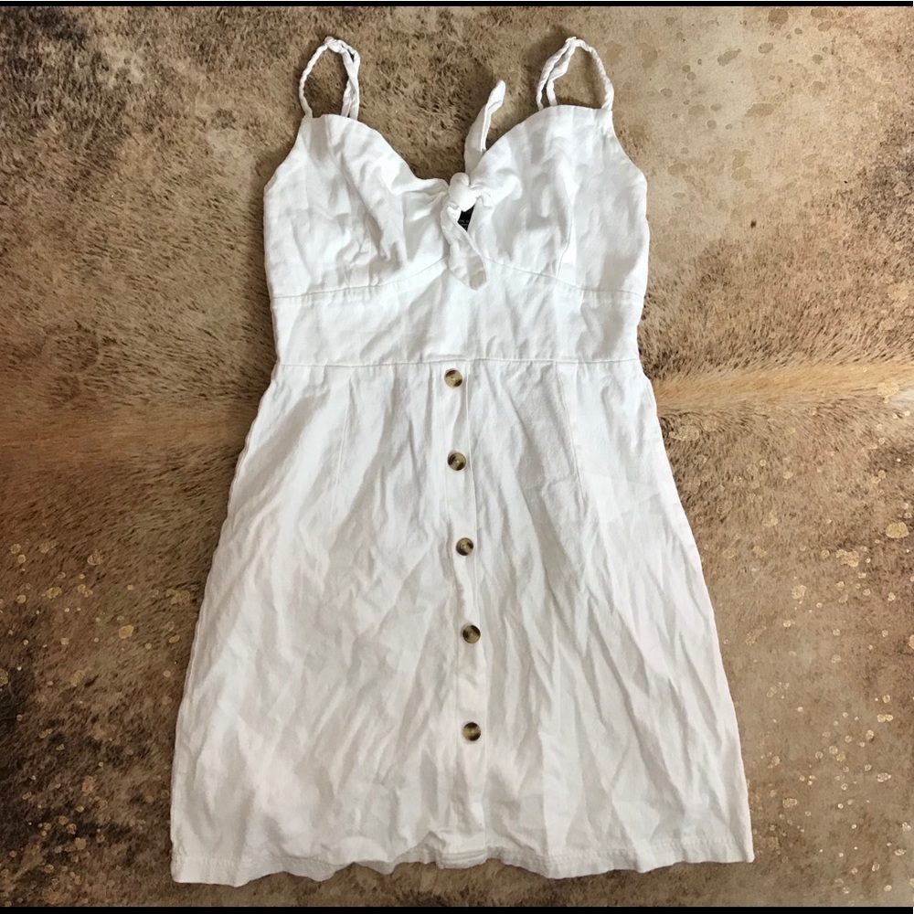 White Linen Sundress